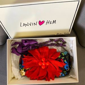 Limited Edition Lanvin x H&M Floral Crossbody Bag